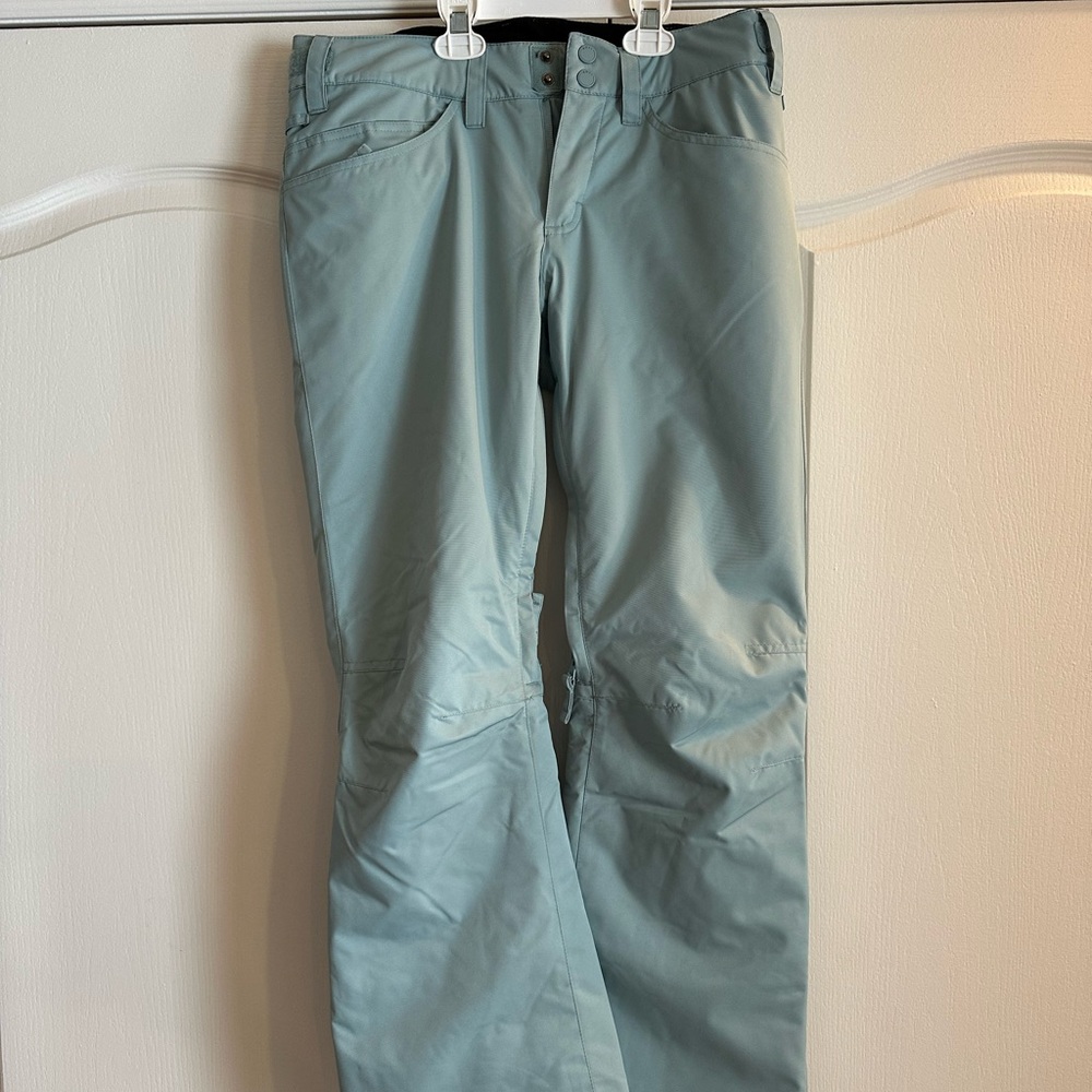 Light Blue/green Roxy Ski Pants size small